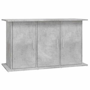 vidaXL Стойка за аквариум, бетонна, сива, 101x41x58 см, инженерно дърво