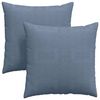 vidaXL Диван възглавници 2 pcs Синьо 60 x 60 cm Кордюрова тъкан