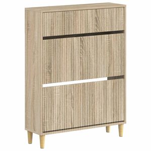 vidaXL Шкаф за обувки ARNHEM 78 x 24 x 103 см Инженерна дървесина