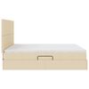 vidaXL Легло с място за съхранение Кремав 180 x 200 cm Изкуствена