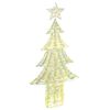 vidaXL Коледно дърво 240 LED светодиода Топло бяло 181 cm PET