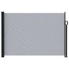 vidaXL Сгъваема странична перголка Сиво 300 x 170 cm Полиестер