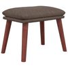 vidaXL Табуретка, таупе, 45x29,5x35 см, текстил