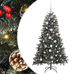 vidaXL С изкуствено коледно дърво Зелен 150 cm