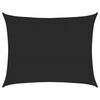 vidaXL Платно-сенник, 160 г/м&sup2;, правоъгълно, черно, 6x8 м, HDPE