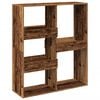 vidaXL Библиотека/разделител за стая, старо дърво, 100x33x115 см