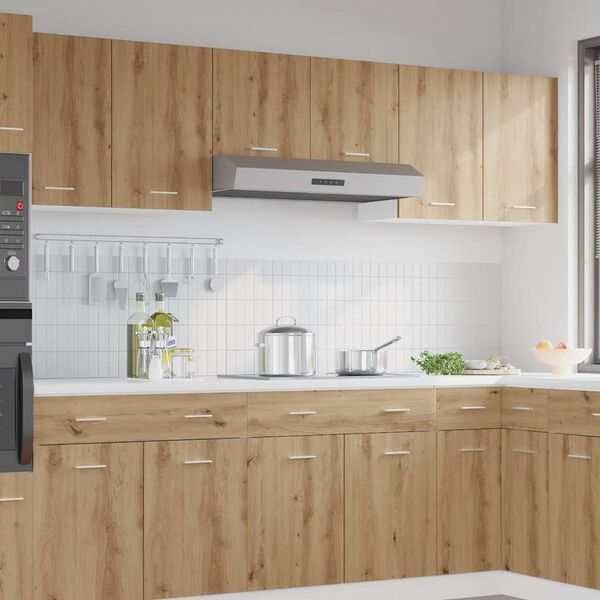 vidaXL Висящ шкаф "Lyon", дъб Artisan, 40x31x60 см, инженерно дърво