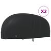 vidaXL Покривала за мотоциклети 2 бр 220x95x110 см 210D Оксфорд плат