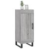 vidaXL Сайдборд, сив сонома, 34,5x34x90 см, инженерно дърво