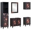 vidaXL Комплект шкафове за баня 5 бр. 62 x 33 x 58 см