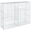 vidaXL Габионна кошница с покритие, 200x50x150 см, поцинковано желязо