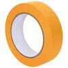 vidaXL Ленти за маскиране на художници 24 бр. Жълто 25мм x 50м Хартия