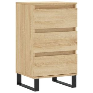 vidaXL Бюфет дъб сонома 40x35x70 см инженерно дърво