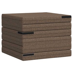 vidaXL Сгъваем диван легло 70 x 67 x 48 cm Таупе
