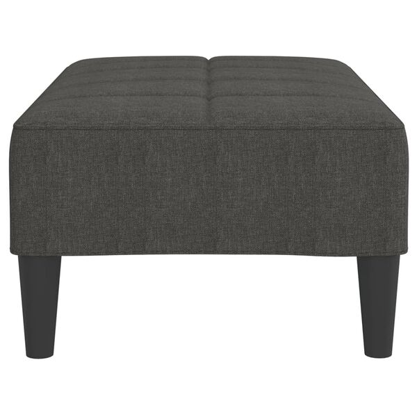 vidaXL Табуретка, тъмносива, 78x56x32 см, плат