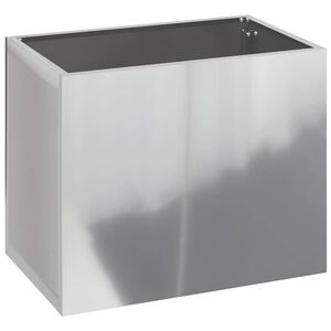 vidaXL Градинска саксия Галванизирана стомана 50 x 32 x 40 см