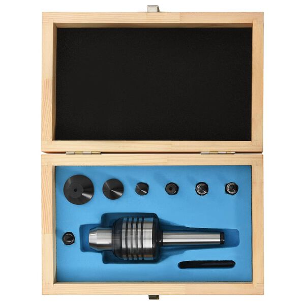 vidaXL Комплект въртящ център за струг 10 части MT4