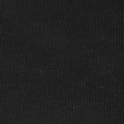 vidaXL Платно-сенник, Оксфорд текстил, квадратно, 6x6 м, черно