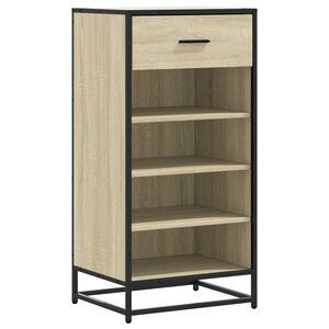 vidaXL Стелаж за обувки Сонома дъб 48x38x97,5 cm Инженерна дървесина