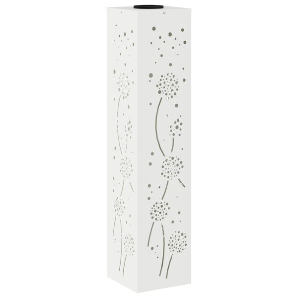 vidaXL Соларна LED светлина за пътека 2 pcs Бяло