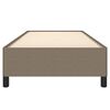 vidaXL Рамка за легло без матрак, таупе, 80x200 см, плат