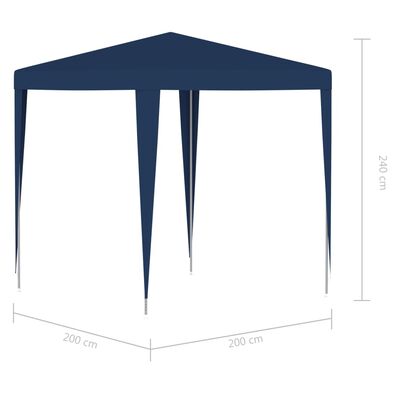 vidaXL Парти шатра 2x2 м синя