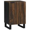 vidaXL Шкаф за мивка в баня Орех 38 x 33,5 x 58 см Инженерна дървесина