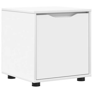 vidaXL Шкаф за баня 40,5 x 40 x 44 см Инженерна дървесина Бяло