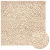 vidaXL Килим "ZIZUR", 120x120 см, визия юта, за закрито и открито