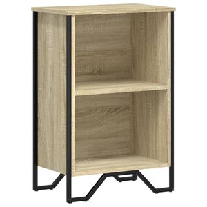 vidaXL Библиотека, сонома дъб, 50x31x74,5 см, инженерно дърво