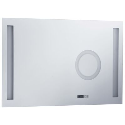 vidaXL LED стенно огледало за баня със сензор за допир, 100x60 см