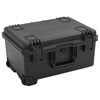 vidaXL Преносим калъф за полет, черен, 54x41,5x29 см, PP