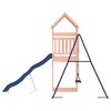vidaXL Комбинирано детско съоръжение, масивна дугласка дървесина
