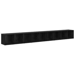 vidaXL Комплект ТВ шкаф 3 бр. 37 x 35 x 107 см Черния дъб