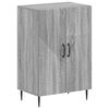 vidaXL Шкаф за обувки HAARLEM 59,5 x 39,5 x 89,5 см Сив Сонома