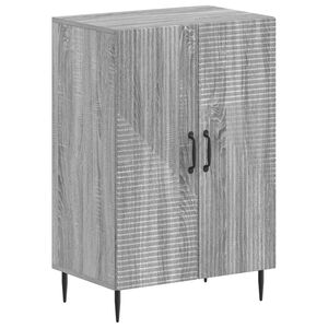 vidaXL Шкаф за обувки HAARLEM 59,5 x 39,5 x 89,5 см Сив Сонома