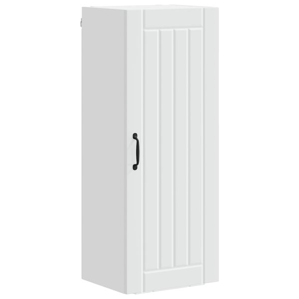 vidaXL Кухненски шкаф Lucca Бяло 40 x 31 x 100 см Инженерна дървесина