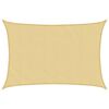 vidaXL Слънцезащитно платно пясъчно 3x2 м 100% полиестер Оксфорд