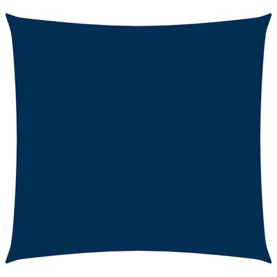 vidaXL Платно-сенник, Оксфорд текстил, квадратно, 4x4 м, синьо