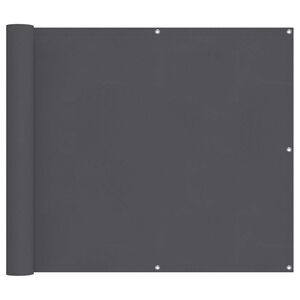 vidaXL Балконен екран Антрацит 100 x 600 cm Оксфордска тъкан