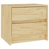 vidaXL Нощно шкафче, 40x30,5x35,5 см, бор масив