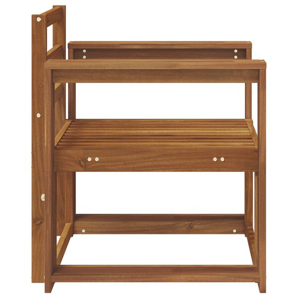 vidaXL Комплект дивани за открито Солидно акациево дърво Естествен