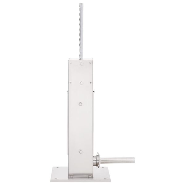 vidaXL Ръчна пълначка за наденици, сребриста, 5 л, неръждаема стомана