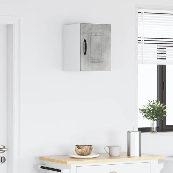 vidaXL Кухненски шкаф Kalmar Циментено сиво 30 x 31 x 40 см
