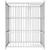 vidaXL Външна клетка за кучета, 150x150x185 см