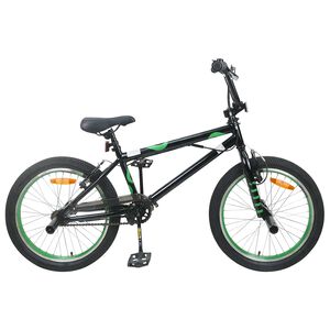 vidaXL BMX Велосипед 20 инча за деца над 9 години Черно