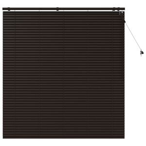 vidaXL Венецианска щора Тъмен кафяв 145 x 160 см 35 mm