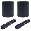 vidaXL Градински екрани за уединение 2 pcs Тъмен сив 35 x 0,19 m ПВЦ