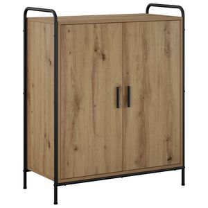 vidaXL Шкаф за обувки 76 x 36,5 x 93 см Инженерна дървесина