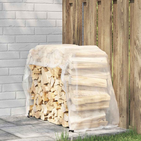 vidaXL Платно с детайли Прозрачен 1 x 2 m Полиетилен